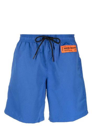 Heron Preston Costume da bagno con coulisse - Blu