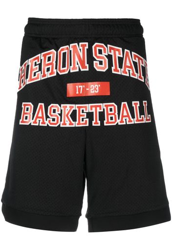 Heron Preston logo-print basketball shorts - Nero