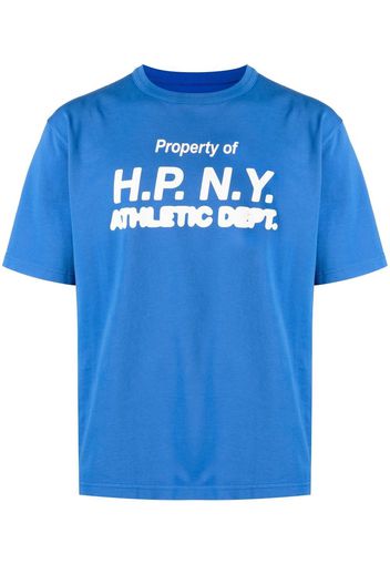 Heron Preston slogan-print cotton T-shirt - Blu