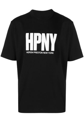 Heron Preston logo-print T-shirt - Nero