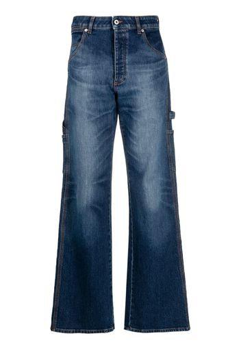 Heron Preston Ex-Ray Carpenter wide-leg jeans - Blu