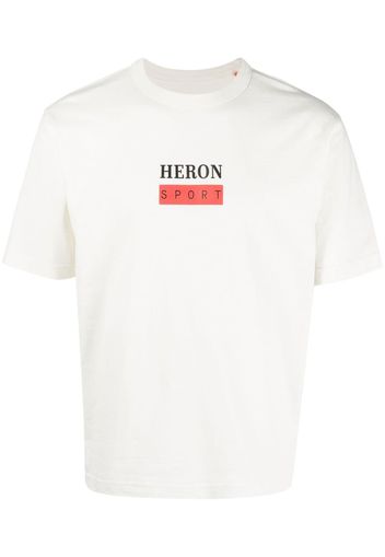 Heron Preston logo-print cotton T-shirt - Toni neutri