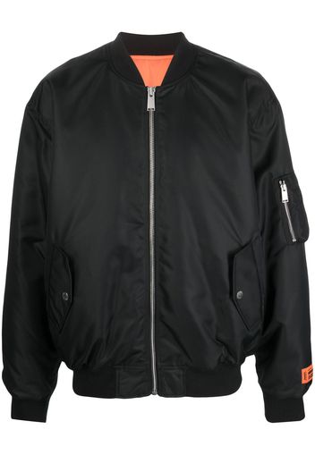 Heron Preston padlock-patch bomber jacket - Nero