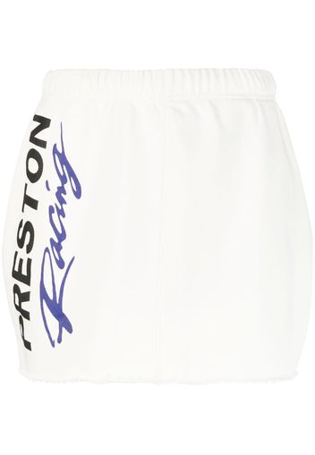 Heron Preston logo-print elasticated skirt - Toni neutri