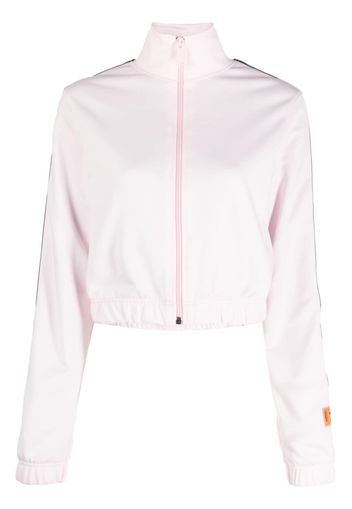 Heron Preston Felpa bicolore con zip - Rosa