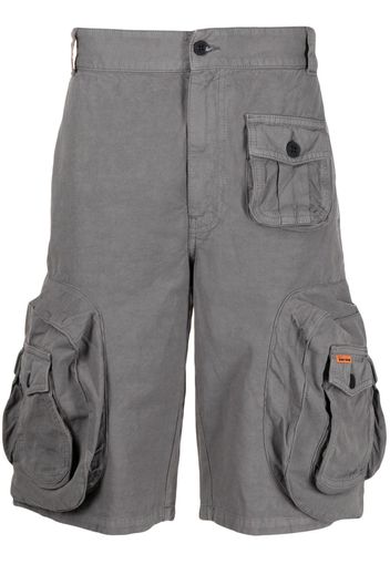 Heron Preston cotton-blend cargo shorts - Grigio