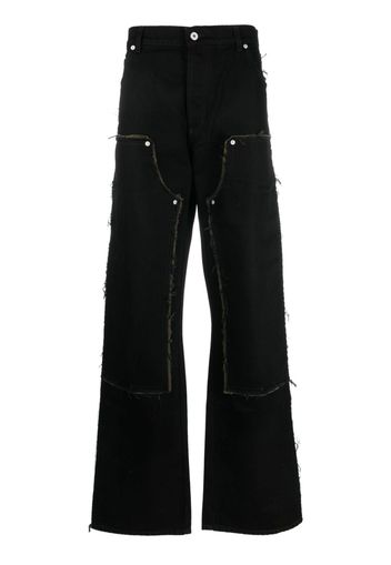 Heron Preston Jeans Carpenter a gamba ampia - Nero