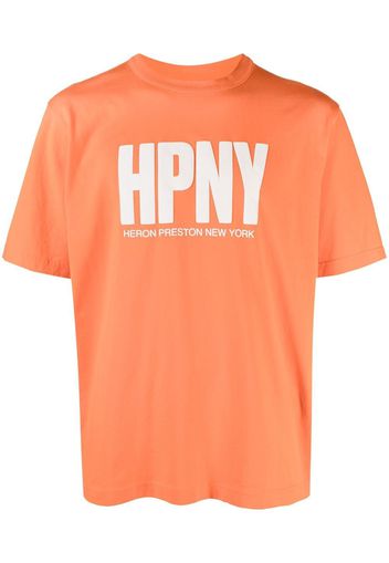 Heron Preston REG HPNY SS TEE - ORANGE WHITE