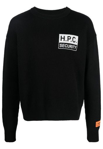 Heron Preston Maglione H.P.C. Security - Nero