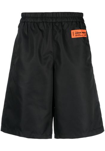 Heron Preston Shorts Ex-Ray con applicazione - Nero