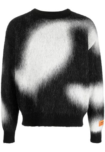 Heron Preston patterned intarsia knit jumper - Nero