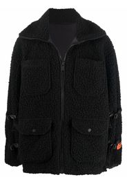 Heron Preston POLAR FLEECE JACKET BLACK - Nero