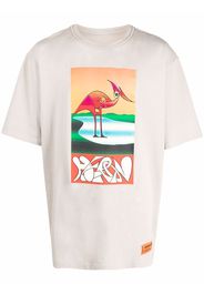 Heron Preston T-shirt con stampa - Grigio