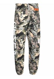 Heron Preston Pantaloni sportivi СТИЛЬ con stampa camouflage - Verde