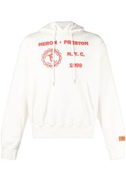 Heron Preston Medieval Heron Hoodie - Bianco