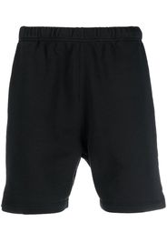 HERON PRESTON logo-patch cotton shorts - Nero