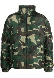 Heron Preston camouflage-print padded jacket - Verde