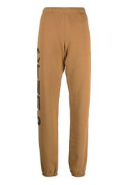 HERON PRESTON logo-print track pants - Marrone