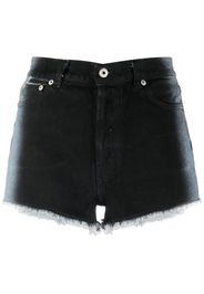 Heron Preston gradient-effect denim shorts - Nero