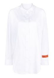 Heron Preston cut-out detail cotton shirt - Bianco