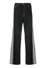 Heron Preston exposed-seam straight-leg jeans - Nero