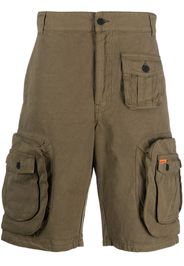 Heron Preston CANVAS CARGO SHORTS - Verde