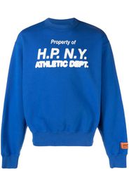 Heron Preston slogan-print cotton sweatshirt - Blu