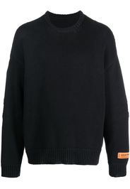 Heron Preston crew-neck intarsia jumper - Nero