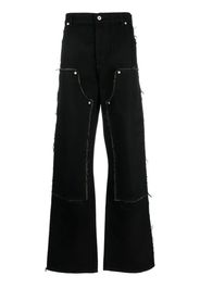 Heron Preston Jeans Carpenter a gamba ampia - Nero