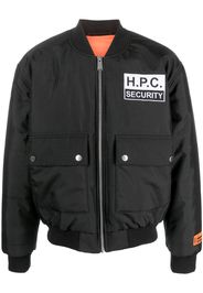 Heron Preston Bomber con ricamo - Nero