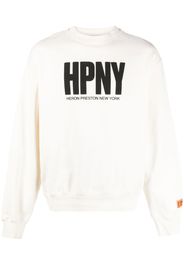 Heron Preston REG HPNY CREWNECK - WHITE BLACK