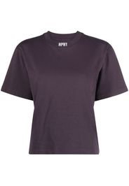 Heron Preston logo-embroidered cotton T-shirt - Viola