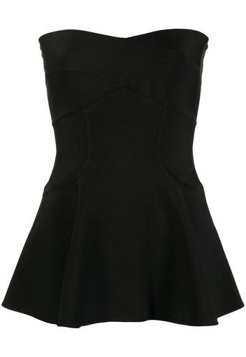 Herve L. Leroux Top senza spalline - Nero