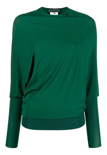 Herve L. Leroux Blusa drappeggiata - Verde