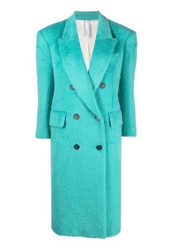 Hevo double-breasted tailored coat - Blu