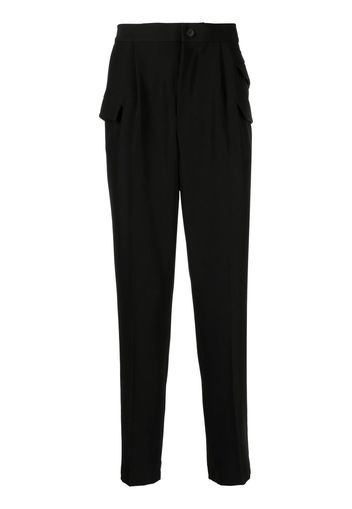 Hevo tapered flap-pocket trousers - Nero