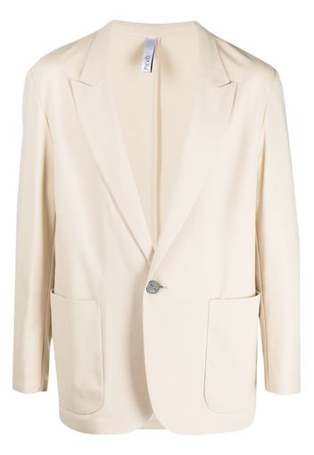 Hevo single-breasted blazer - Toni neutri