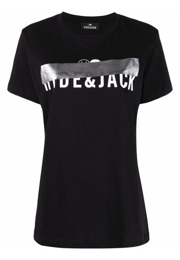 Hide&Jack logo-print cotton T-Shirt - Nero