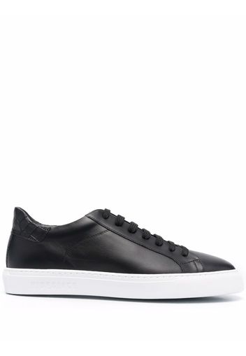 Hide&Jack leather low-top sneakers - Nero