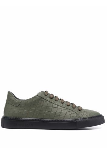 Hide&Jack croc-effect sneakers - Verde