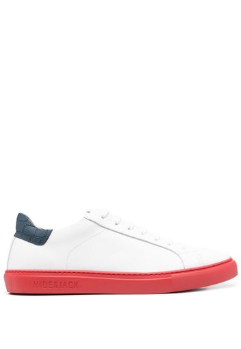 Hide&Jack Sky color-block low-top sneakers - Bianco