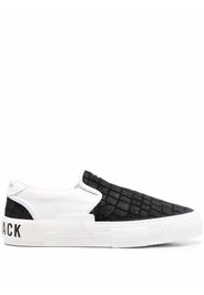 Hide&Jack Sneakers Fuji con effetto coccodrillo - Nero