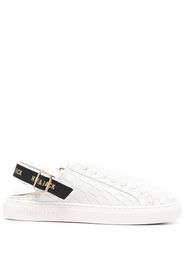 Hide&Jack crocodile-effect leather sneakers - Bianco