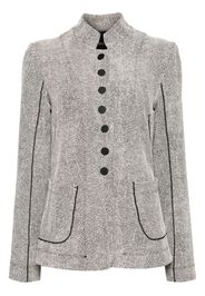 High Blazer Respect a collo alto - Toni neutri