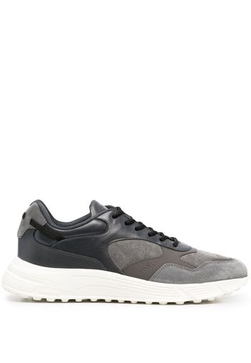 Hogan multi-panel lace-up sneakers - Grigio