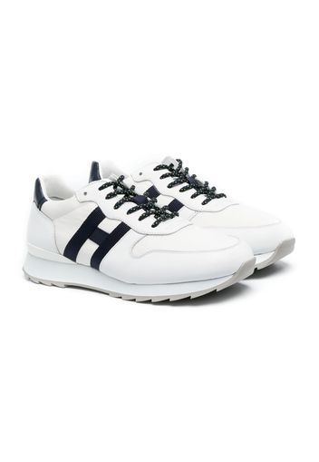 Hogan Kids Running R261 low-top sneakers - Bianco