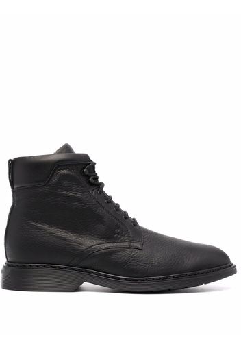 Hogan lace-up leather boots - Nero