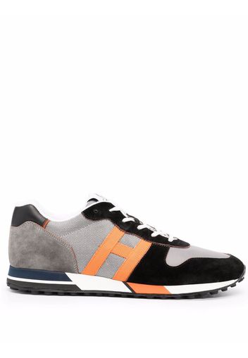 Hogan side logo sneakers - Grigio