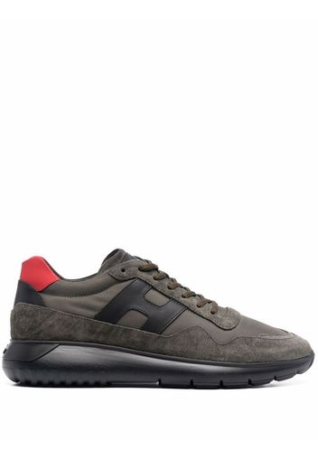 Hogan low-top leather sneakers - Verde