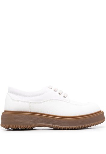 Hogan Untraditional chunky sole brogues - Bianco